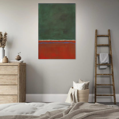 Green and Maroon - 1953 Poster | Mark Rothko Poster | Rothko Prints