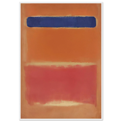 Blue Over Red - 1953 Framed Poster | Mark Rothko Framed Prints Wall Art | Rothko Prints