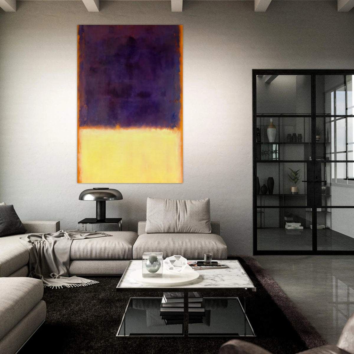 Red, Orange, Tan and Purple - 1954 Poster | Mark Rothko Poster | Rothko Prints
