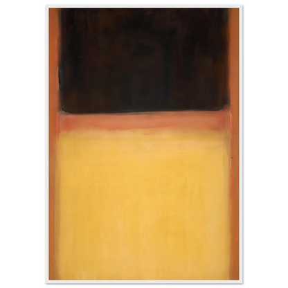 No.9 Dark over Light Earth - 1954 Framed Poster | Mark Rothko Framed Prints Wall Art | Rothko Prints