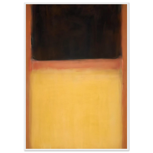 No.9 Dark over Light Earth - 1954 Framed Poster | Mark Rothko Framed Prints Wall Art | Rothko Prints