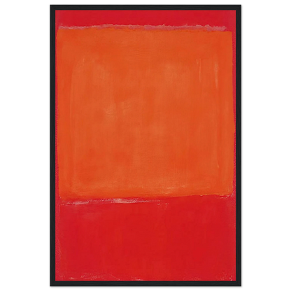 Ochre and Red on Red - 1957 Framed Poster | Mark Rothko Framed Prints Wall Art | Rothko Prints