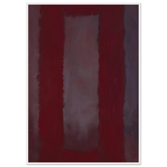Red on Maroon - 1959 Framed Poster | Mark Rothko Framed Prints Wall Art | Rothko Prints