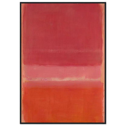 Untitled Red - 1956 Framed Poster | Mark Rothko Framed Prints Wall Art | Rothko Prints