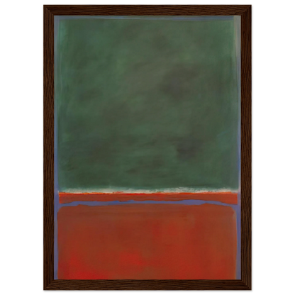 Green and Maroon - 1953 Framed Poster | Mark Rothko Framed Prints Wall Art | Rothko Prints