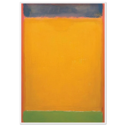 United Blue, Yellow, Green on Red - 1954 Framed Poster | Mark Rothko Framed Prints Wall Art | Rothko Prints