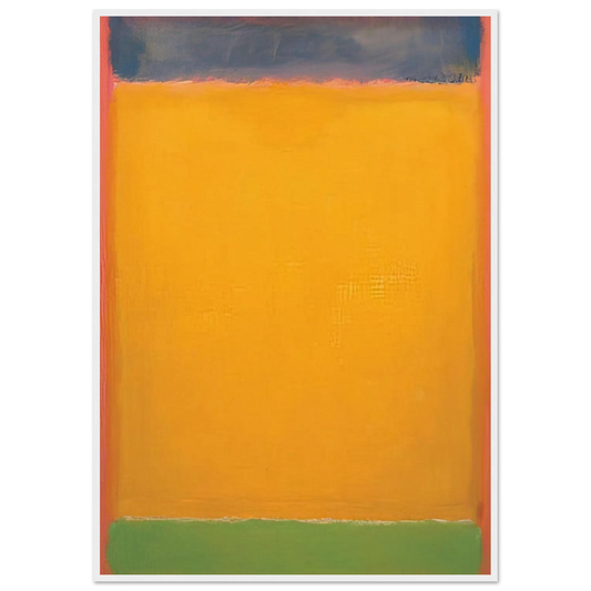 United Blue, Yellow, Green on Red - 1954 Framed Poster | Mark Rothko Framed Prints Wall Art | Rothko Prints