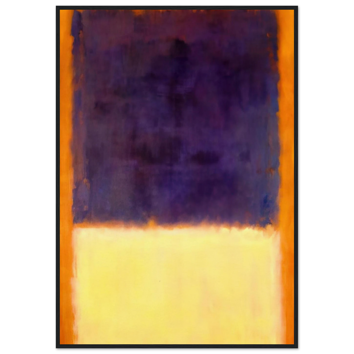 Red, Orange, Tan and Purple - 1954 Framed Poster | Mark Rothko Framed Prints Wall Art | Rothko Prints