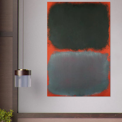 Untitled Gray, Gray on Red - 1968 Poster | Mark Rothko Poster | Rothko Prints