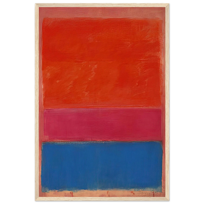 No. 1 Royal Red and Blue - 1954 Framed Poster | Mark Rothko Framed Prints Wall Art | Rothko Prints