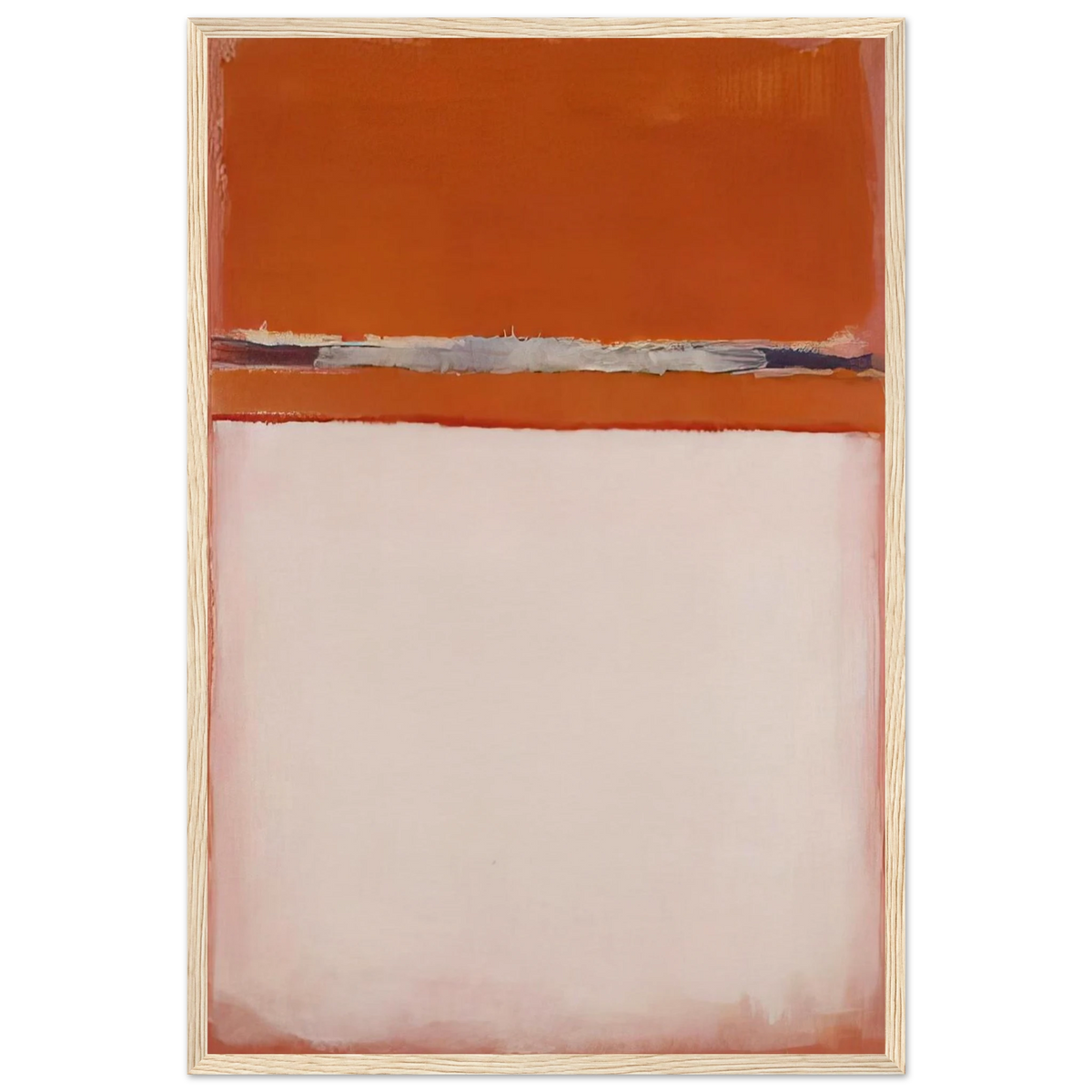 No.18 - 1951 Framed Poster | Mark Rothko Framed Prints Wall Art | Rothko Prints