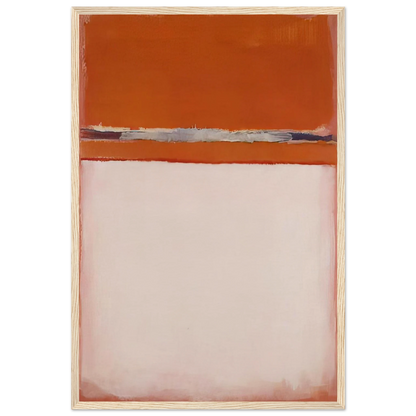 No.18 - 1951 Framed Poster | Mark Rothko Framed Prints Wall Art | Rothko Prints