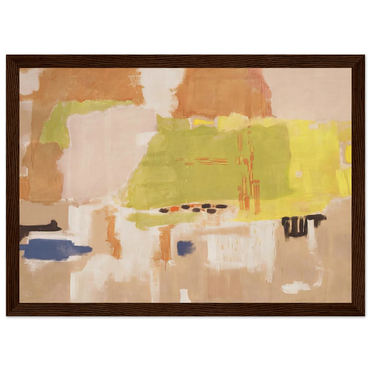 No.1 Untitled - 1948 Framed Poster | Mark Rothko Framed Prints Wall Art | Rothko Prints