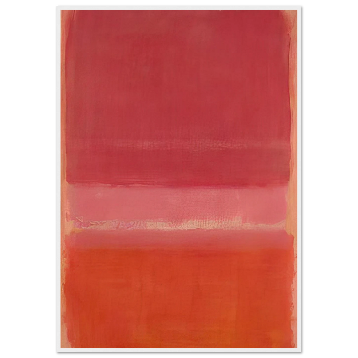 Untitled Red - 1956 Framed Poster | Mark Rothko Framed Prints Wall Art | Rothko Prints