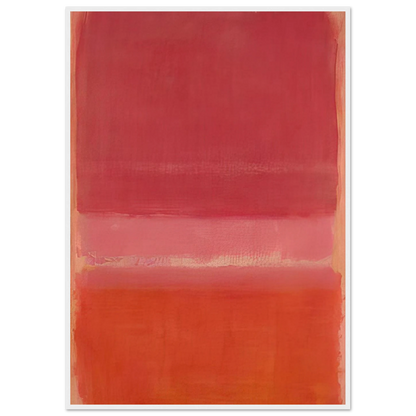 Untitled Red - 1956 Framed Poster | Mark Rothko Framed Prints Wall Art | Rothko Prints