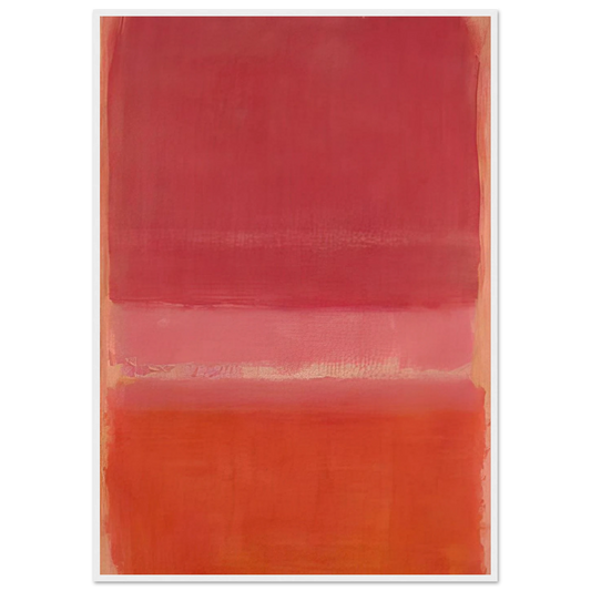Untitled Red - 1956 Framed Poster | Mark Rothko Framed Prints Wall Art | Rothko Prints