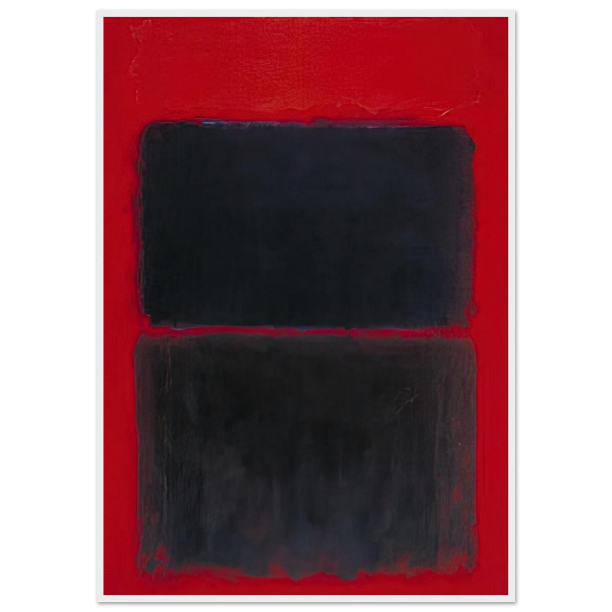 Light Red Over Black - 1957 Framed Poster | Mark Rothko Framed Prints Wall Art | Rothko Prints