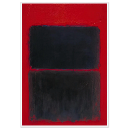 Light Red Over Black - 1957 Framed Poster | Mark Rothko Framed Prints Wall Art | Rothko Prints