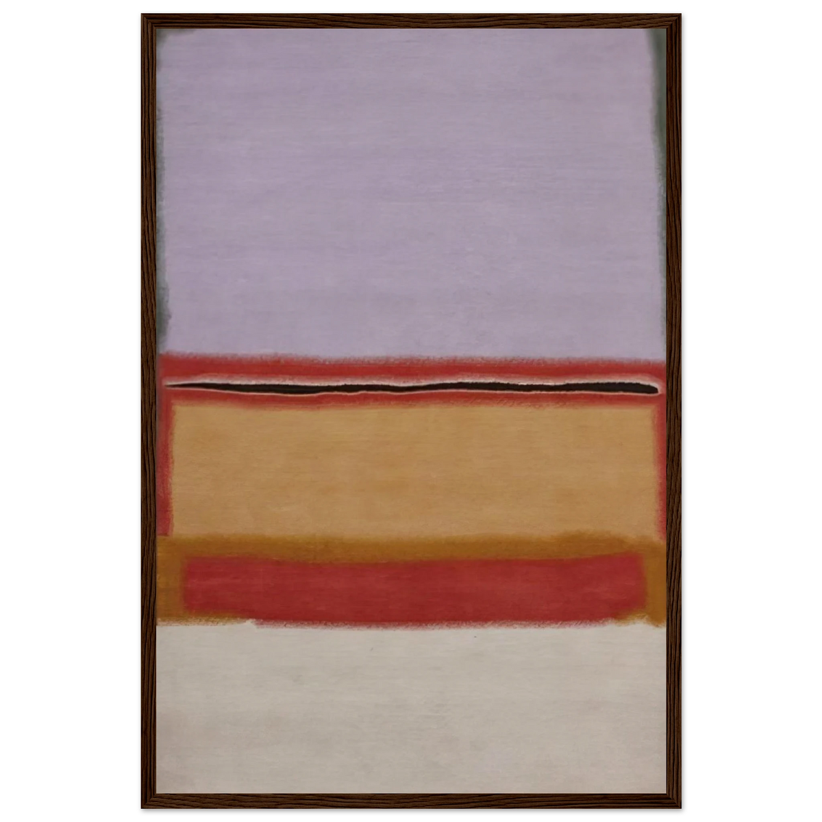 Orange over Violet - 1968 Framed Poster | Mark Rothko Framed Prints Wall Art | Rothko Prints