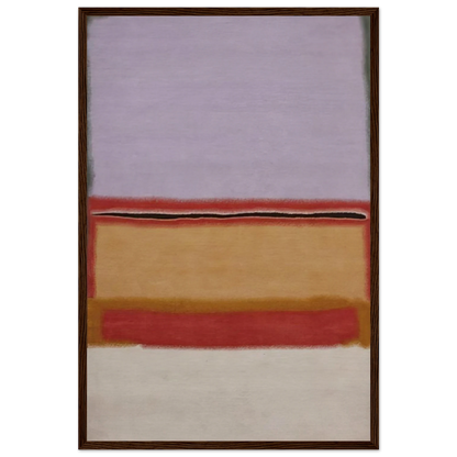 Orange over Violet - 1968 Framed Poster | Mark Rothko Framed Prints Wall Art | Rothko Prints