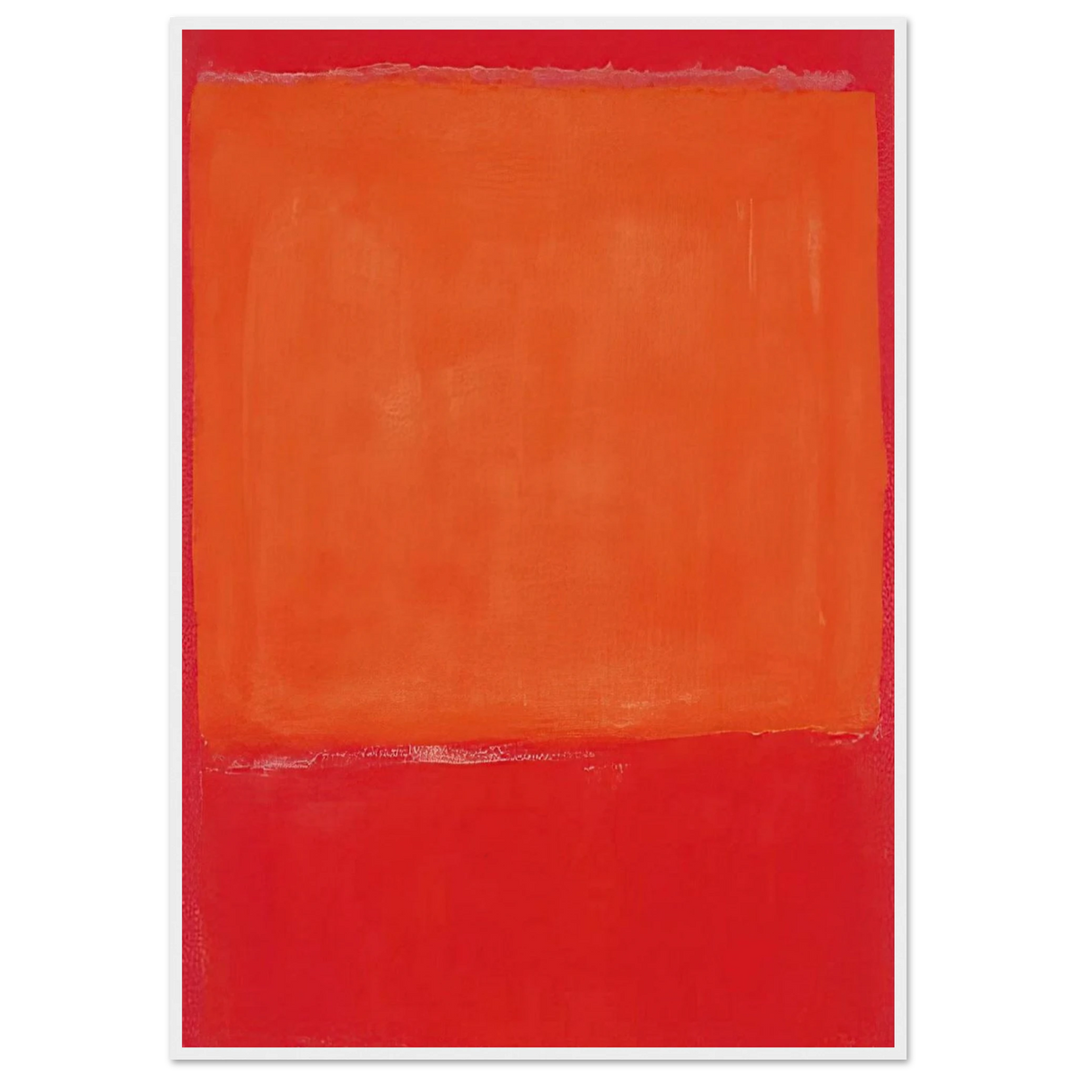 Ochre and Red on Red - 1957 Framed Poster | Mark Rothko Framed Prints Wall Art | Rothko Prints