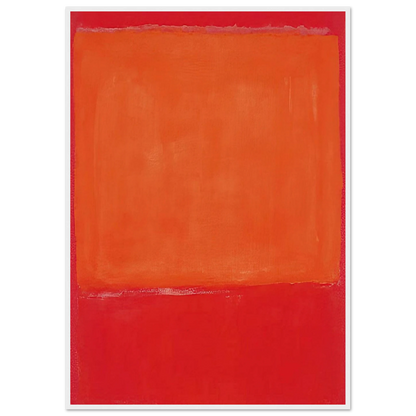Ochre and Red on Red - 1957 Framed Poster | Mark Rothko Framed Prints Wall Art | Rothko Prints