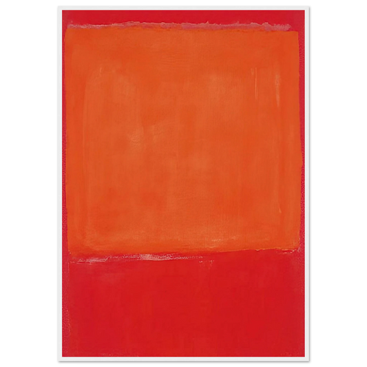 Ochre and Red on Red - 1957 Framed Poster | Mark Rothko Framed Prints Wall Art | Rothko Prints