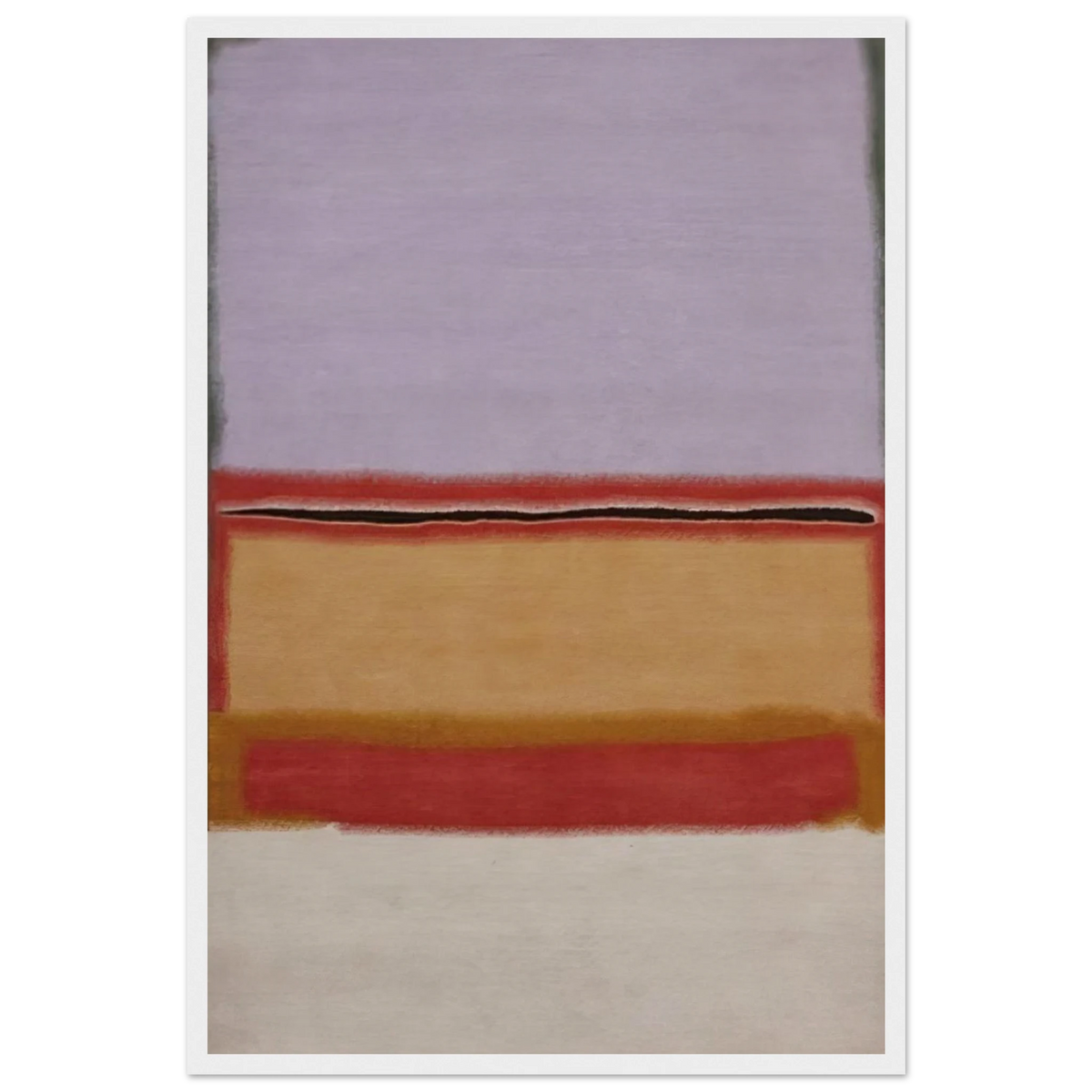 Orange over Violet - 1968 Framed Poster | Mark Rothko Framed Prints Wall Art | Rothko Prints