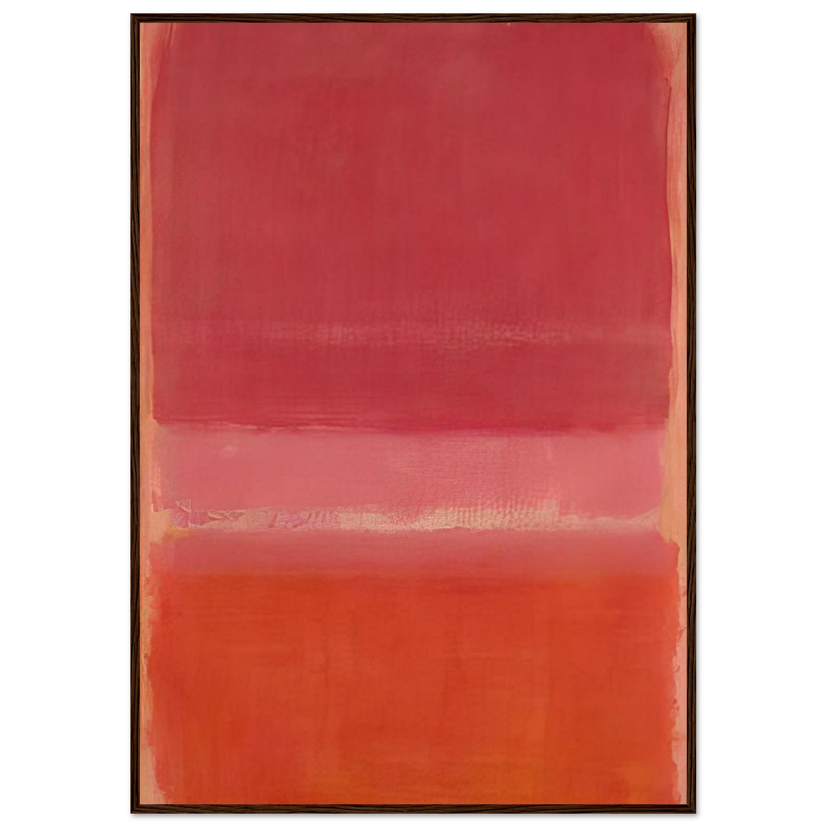 Untitled Red - 1956 Framed Poster | Mark Rothko Framed Prints Wall Art | Rothko Prints