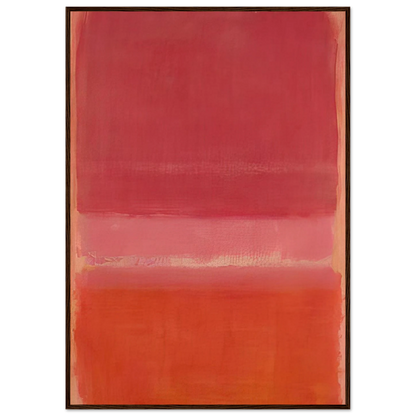 Untitled Red - 1956 Framed Poster | Mark Rothko Framed Prints Wall Art | Rothko Prints