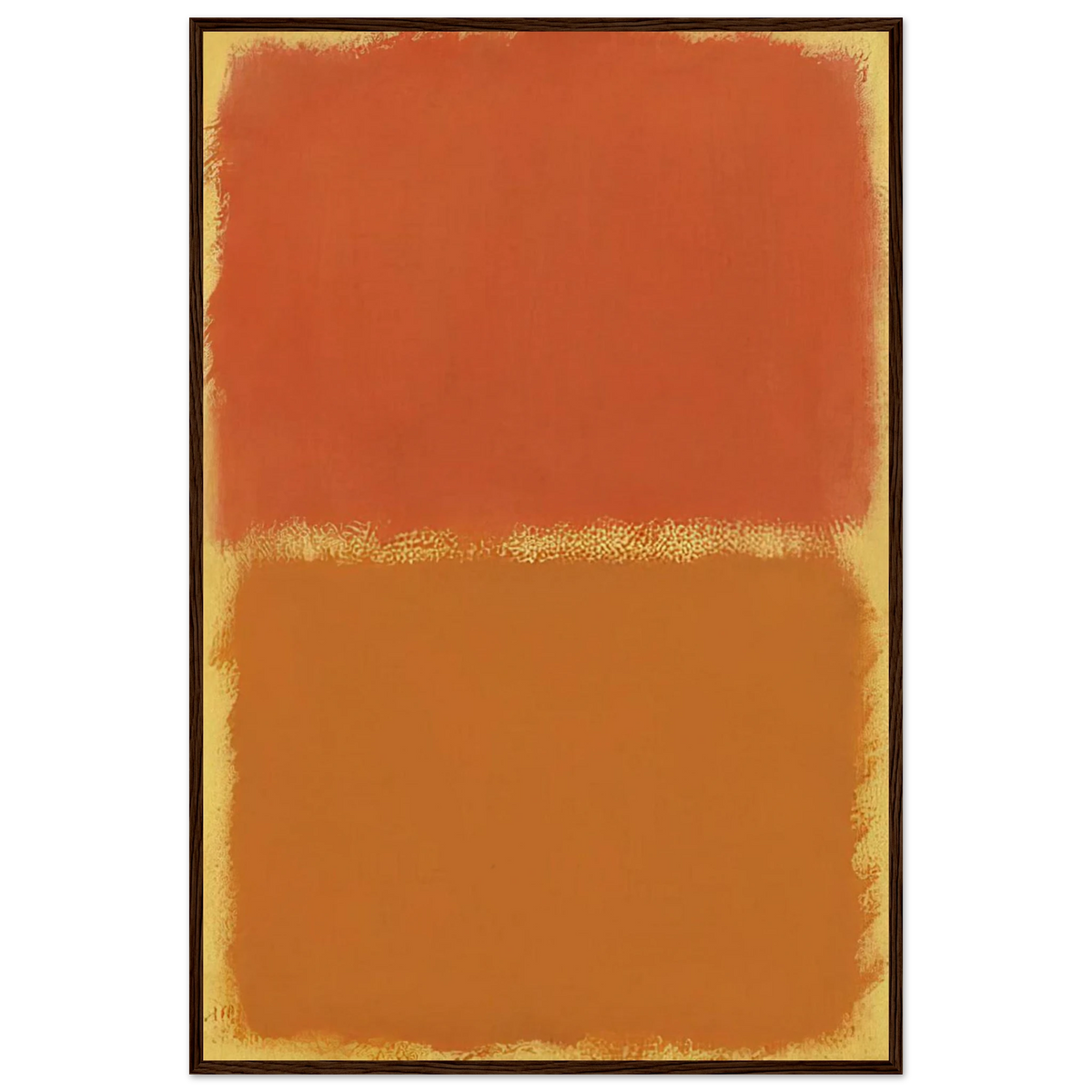 Orange, Red, Orange - 1961 Framed Poster | Mark Rothko Framed Prints Wall Art | Rothko Prints