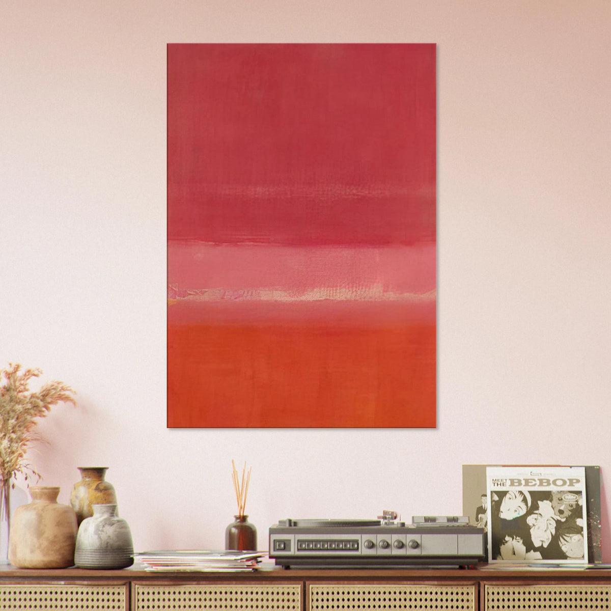 Untitled Red - 1956 Canvas | Mark Rothko Canvas | Rothko Prints