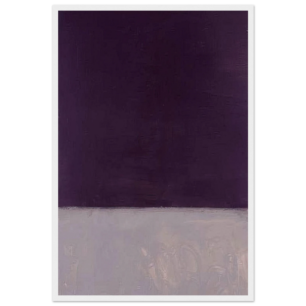 Untitled Black and Gray - 1970 Framed Poster | Mark Rothko Framed Prints Wall Art | Rothko Prints