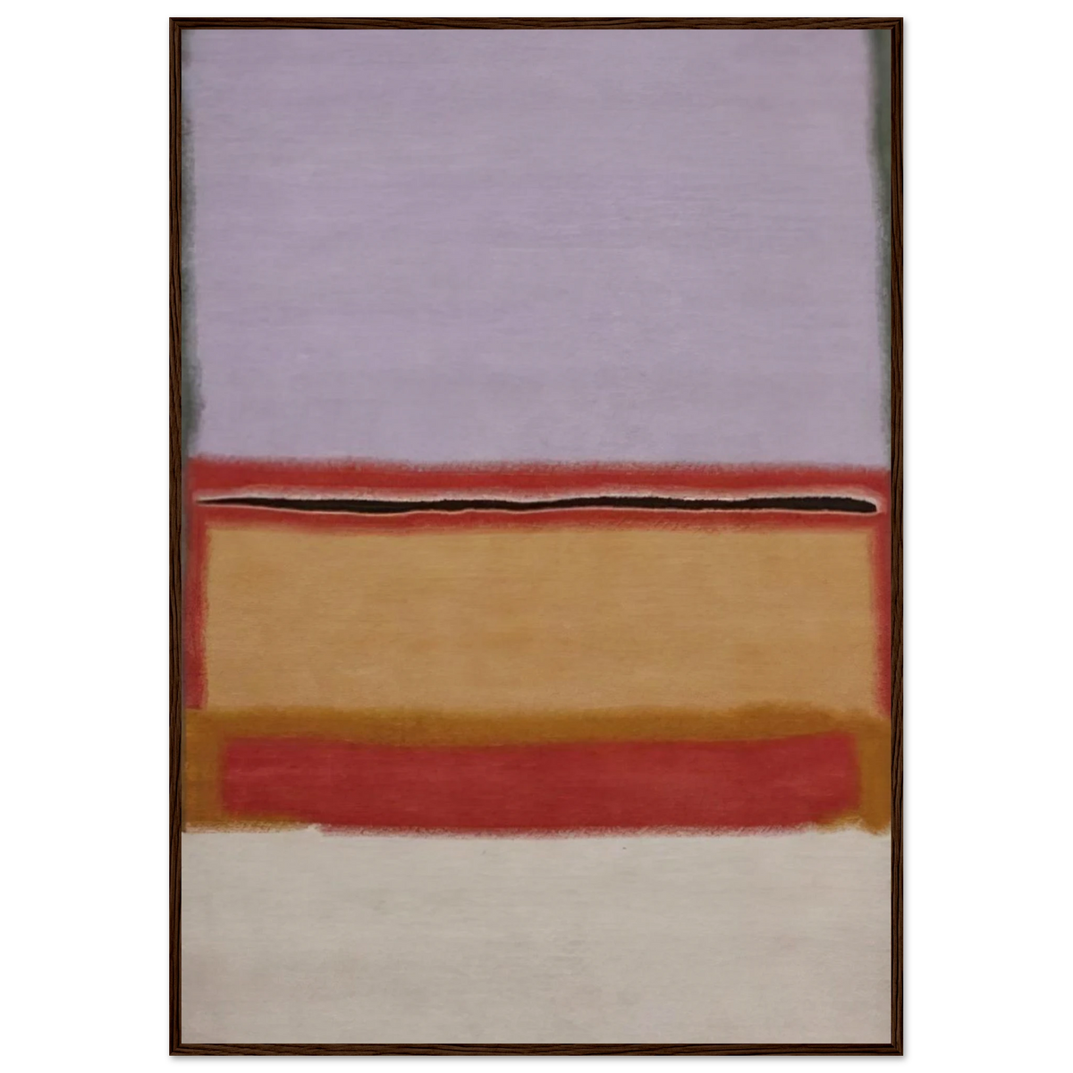 Orange over Violet - 1968 Framed Poster | Mark Rothko Framed Prints Wall Art | Rothko Prints