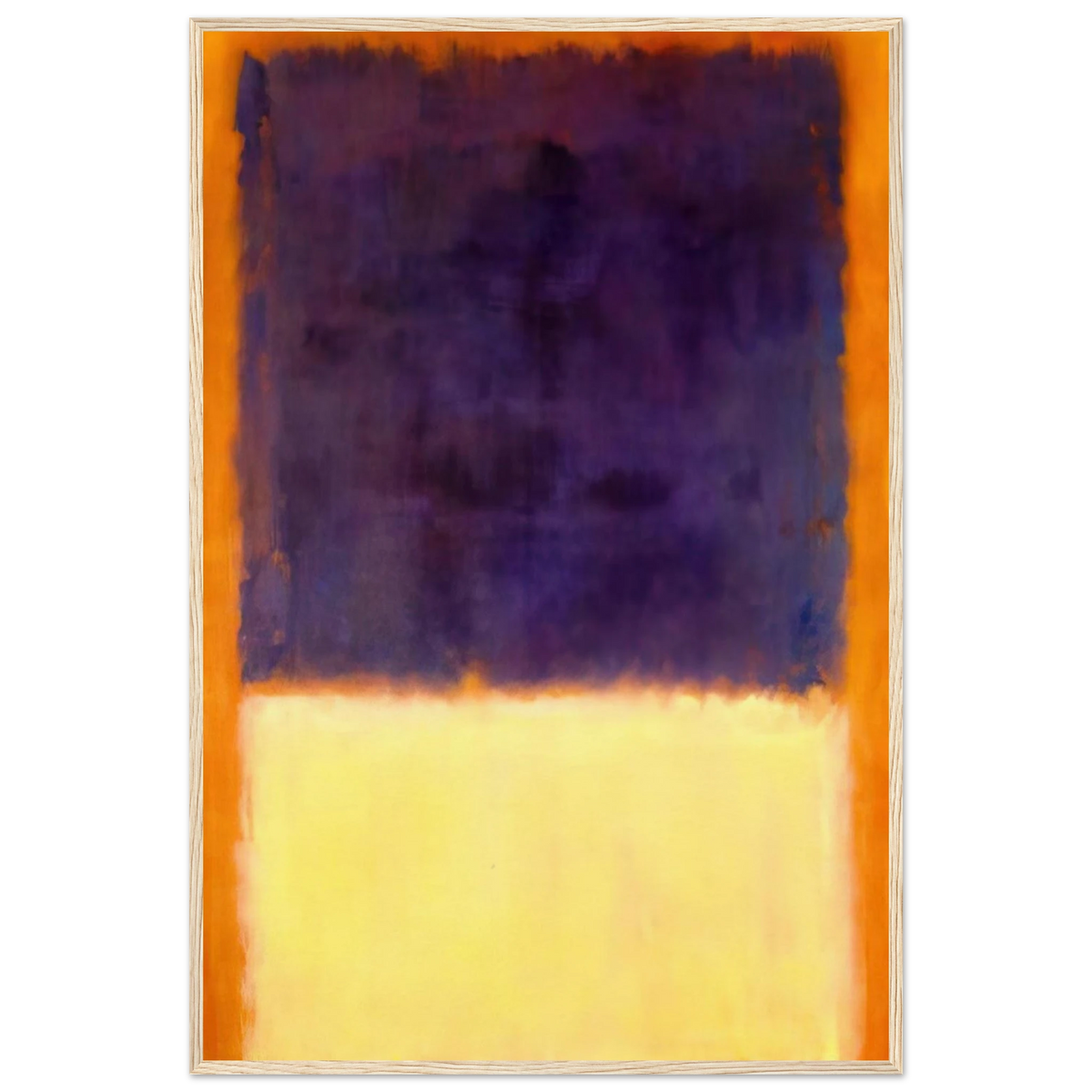Red, Orange, Tan and Purple - 1954 Framed Poster | Mark Rothko Framed Prints Wall Art | Rothko Prints