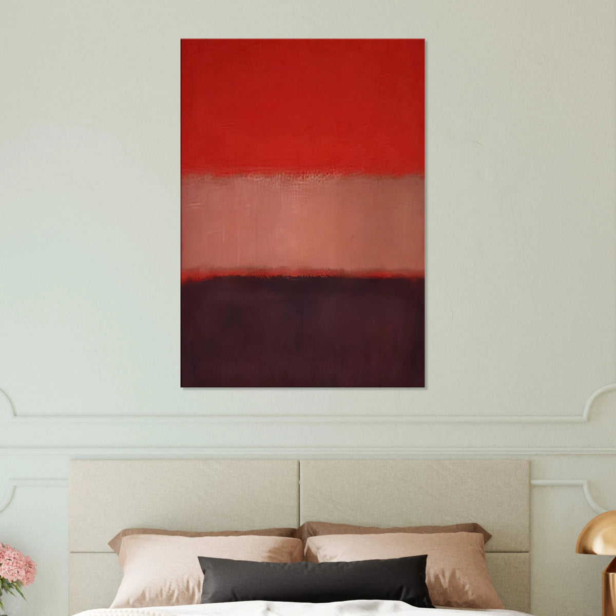 No. 46 Black, Ochre, Red Over Red - 1957 Canvas | Mark Rothko Canvas | Rothko Prints