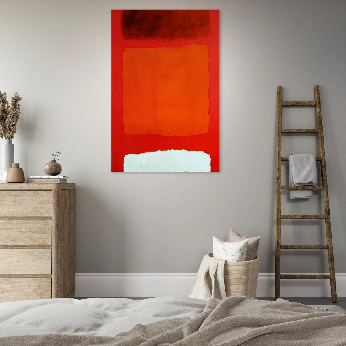 Red, White, and Brown - 1957 Poster | Mark Rothko Poster | Rothko Prints