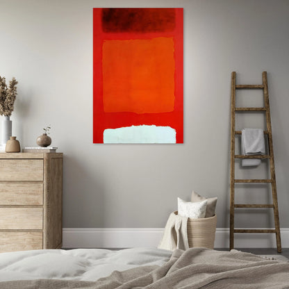 Red, White, and Brown - 1957 Poster | Mark Rothko Poster | Rothko Prints