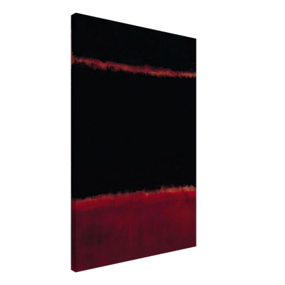 Black in Deep Red - 1957 Canvas | Mark Rothko Canvas | Rothko Prints