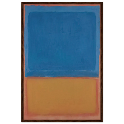 Untitled Red, Blue, Orange - 1955 Framed Poster | Mark Rothko Framed Prints Wall Art | Rothko Prints