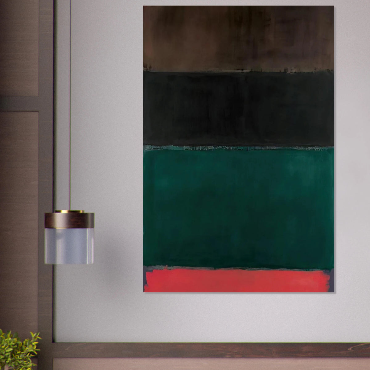 Untitled Red-Brown, Black, Green, Red - 1962 Poster | Mark Rothko Poster | Rothko Prints