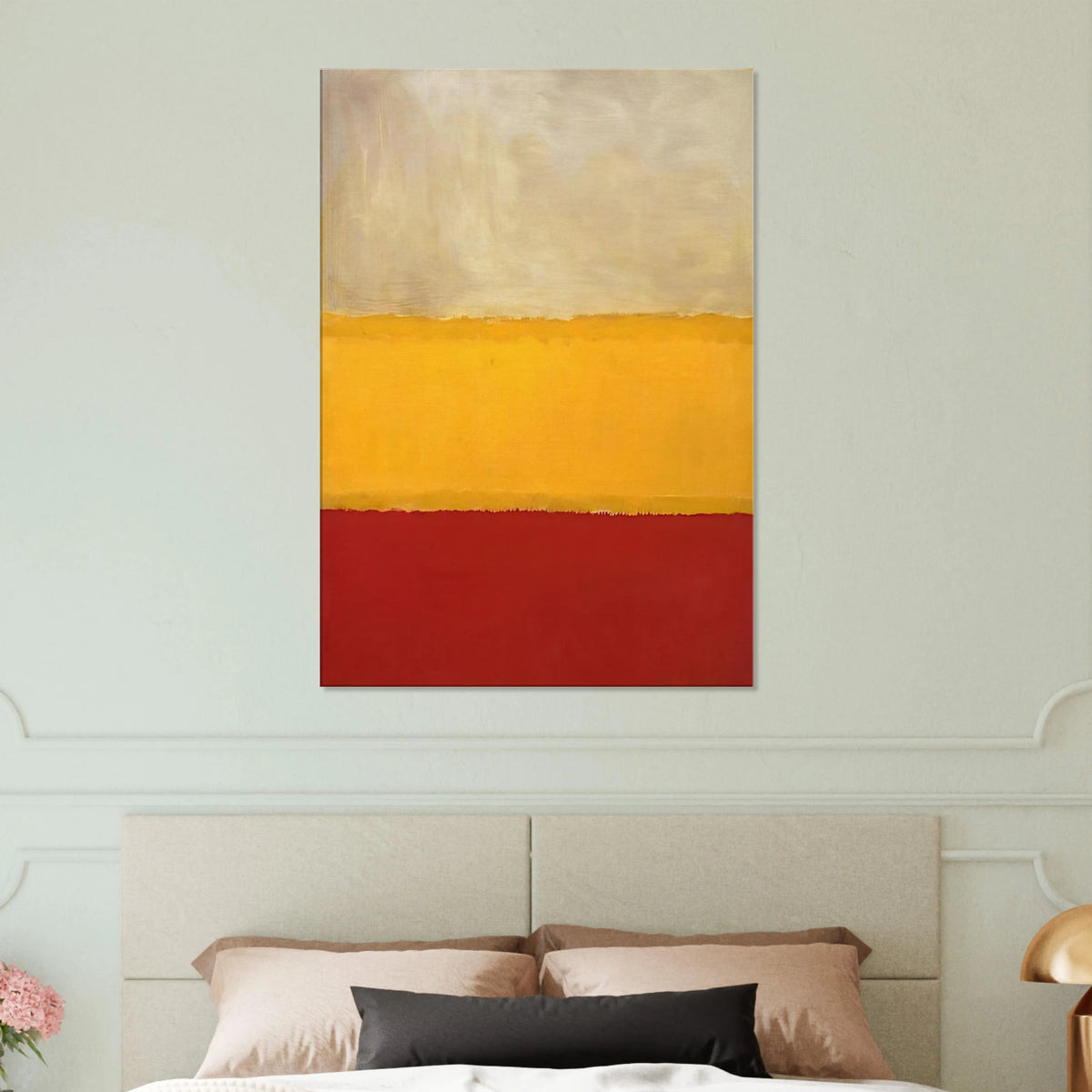 No. 13 White, Red on Yellow Canvas | Mark Rothko Canvas | Rothko Prints