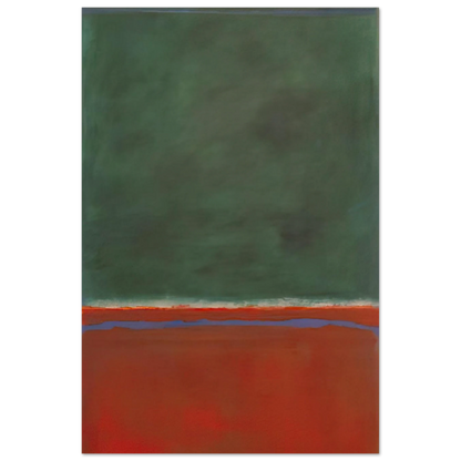 Green and Maroon - 1953 Poster | Mark Rothko Poster | Rothko Prints