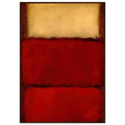 Red - 1964 Framed Poster | Mark Rothko Framed Prints Wall Art | Rothko Prints
