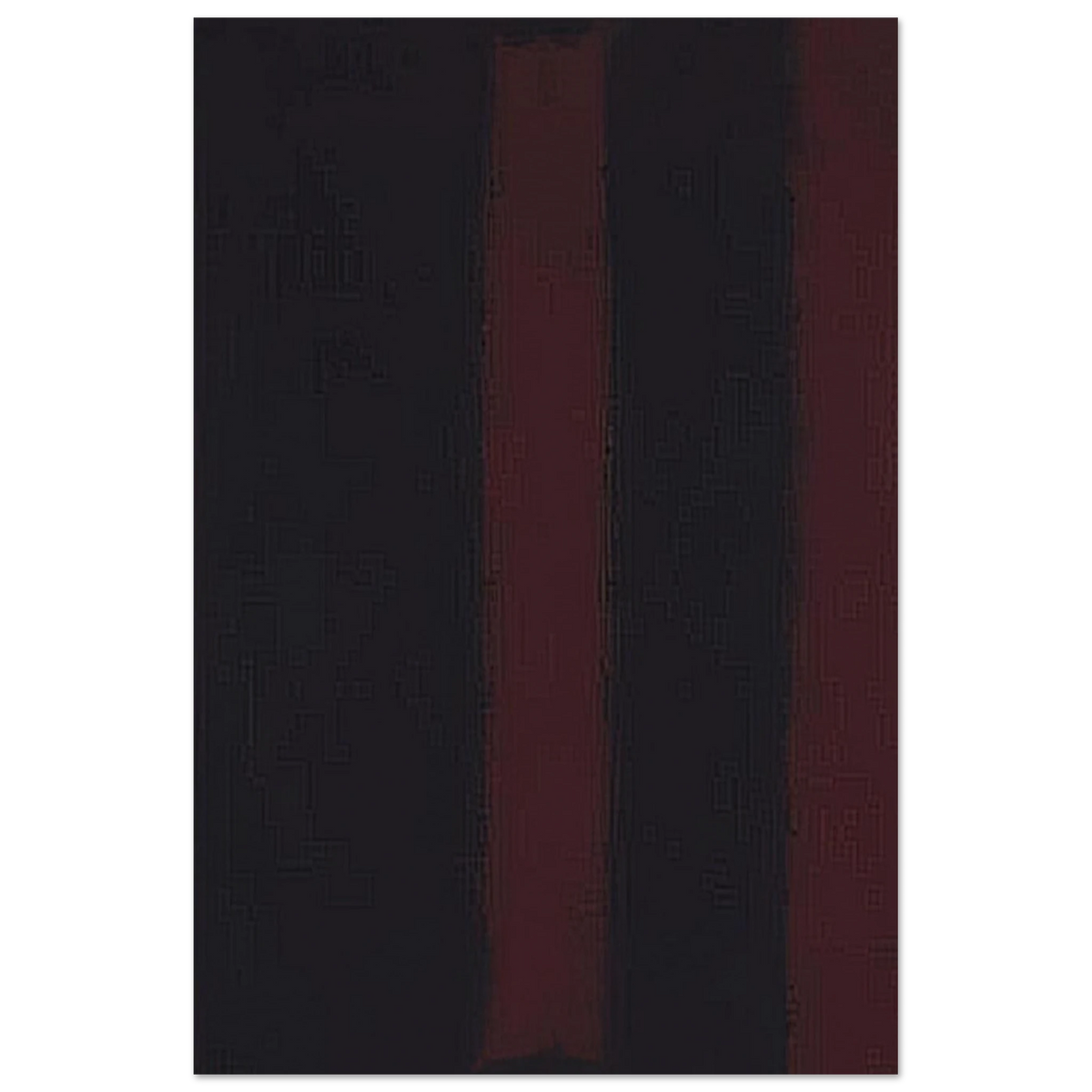Black on Maroon - 1959 Poster | Mark Rothko Poster | Rothko Prints