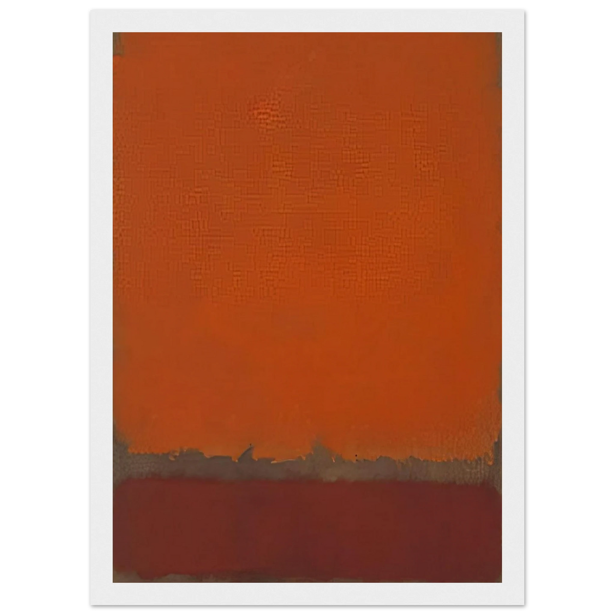 Ochre and Red on Red - 1962 Framed Poster | Mark Rothko Framed Prints Wall Art | Rothko Prints