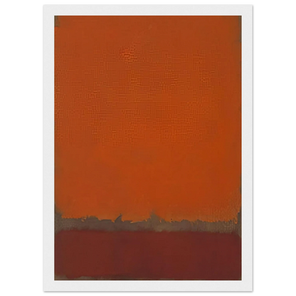 Ochre and Red on Red - 1962 Framed Poster | Mark Rothko Framed Prints Wall Art | Rothko Prints
