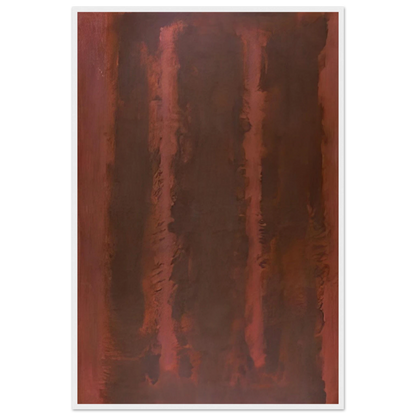 Black on Maroon - 1958 Framed Poster | Mark Rothko Framed Prints Wall Art | Rothko Prints