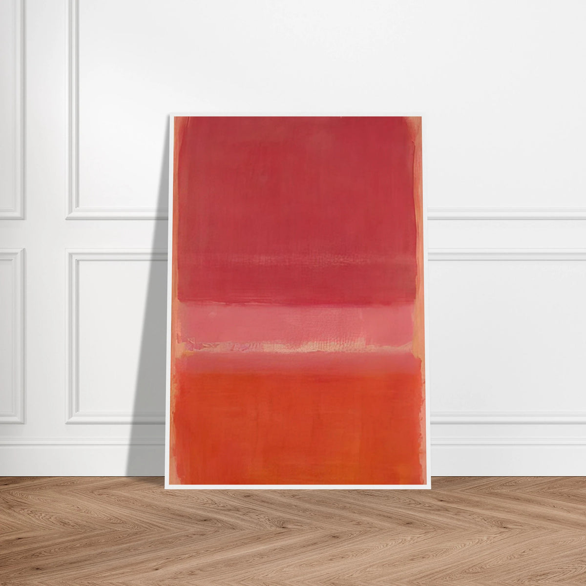 Untitled Red - 1956 Framed Poster | Mark Rothko Framed Prints Wall Art | Rothko Prints