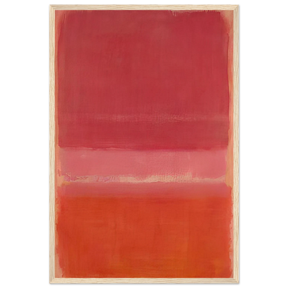 Untitled Red - 1956 Framed Poster | Mark Rothko Framed Prints Wall Art | Rothko Prints